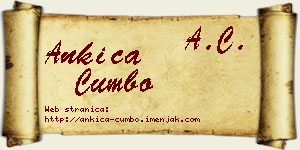 Ankica Cumbo vizit kartica